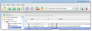 Toolbar for PST Viewer Pro