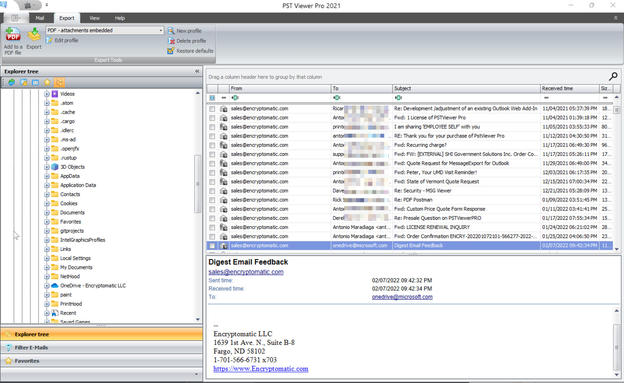 how to save microsoft outlook pst files